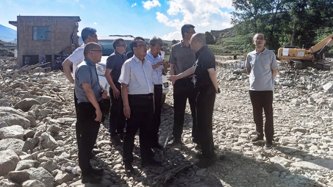 張佩峰 陳一夫赴榆中縣督導災(zāi)害評估及災(zāi)后重建技術(shù)咨詢服務(wù)工作